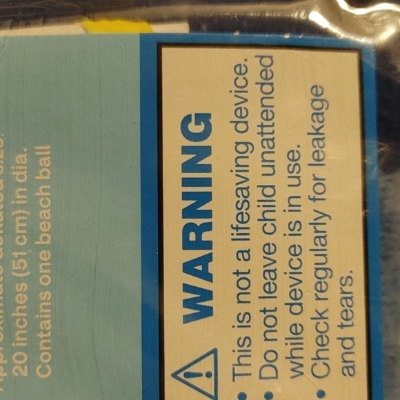 NWT Sun & Sky Beach Ball - Picture 3 of 5